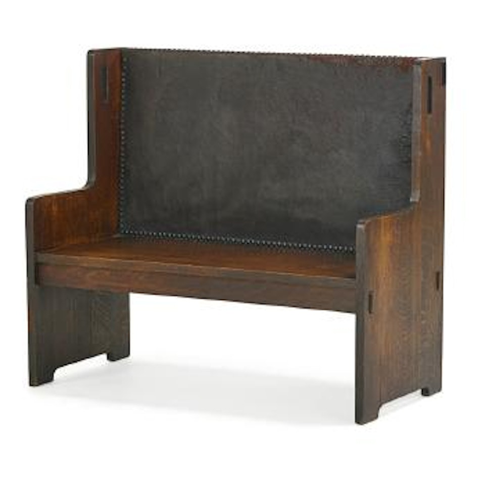 Early Hall Seat by Gustav Stickley