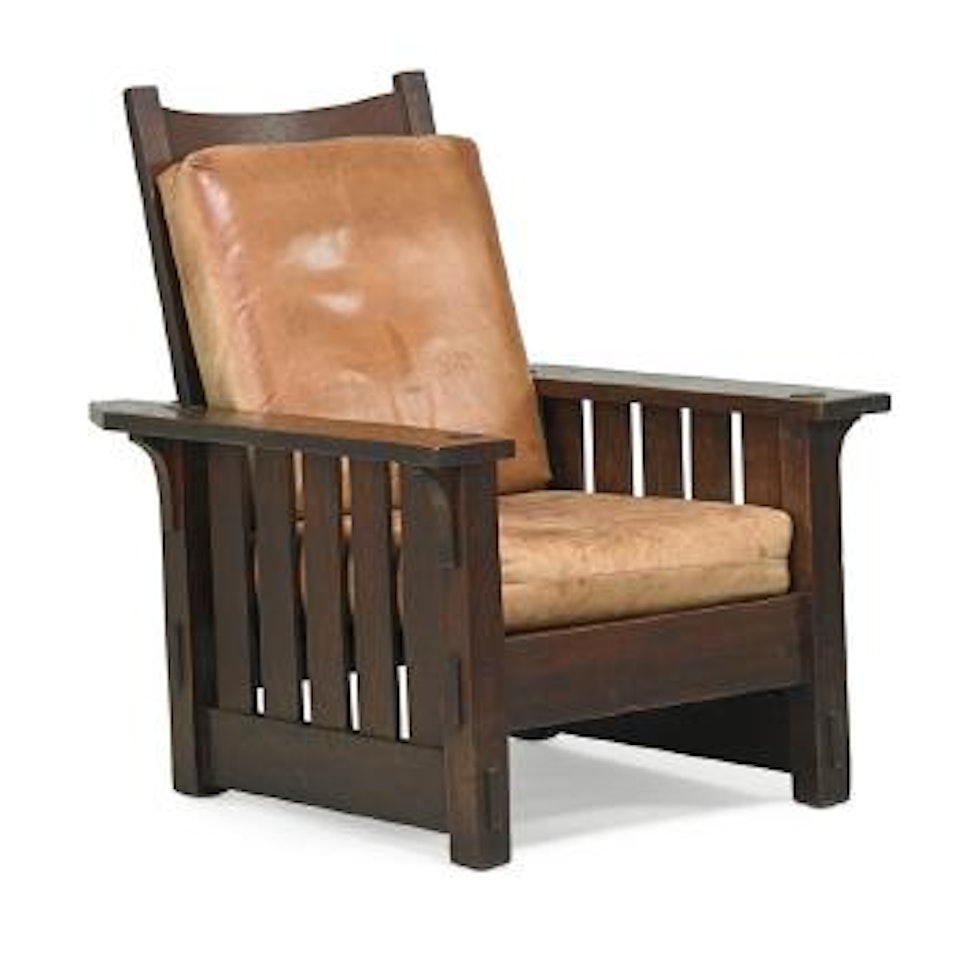 Early Morris Chair (No. 2342) by Gustav Stickley