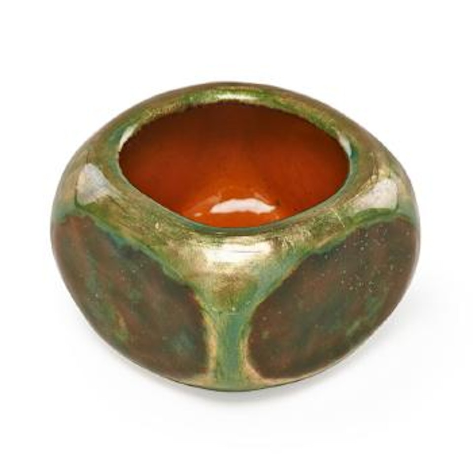 Small enameled vessel by Tiffany Studios