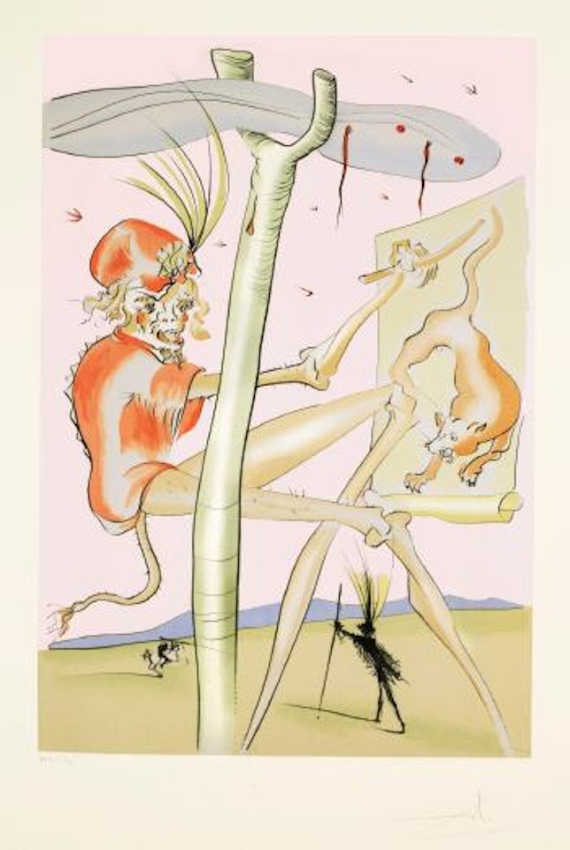 Le Bestiaire De La Fontaine Dalinisé (M. & L. 653-664; F. 74-1) by Salvador Dali