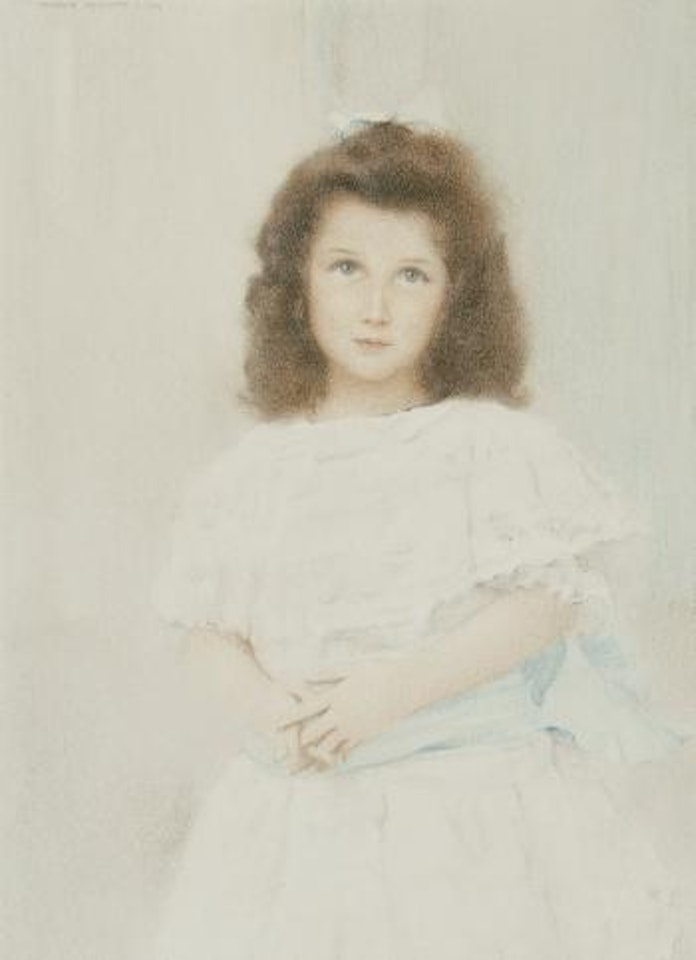 Portrait of Renée Lambert de Rothschild (daughter of the founder of the Bank Lambert) by Fernand Khnopff