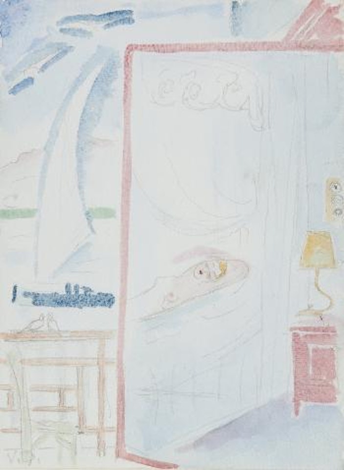 Femme endormie, Le rêve - Sleeping Woman, The Dream by Kees van Dongen