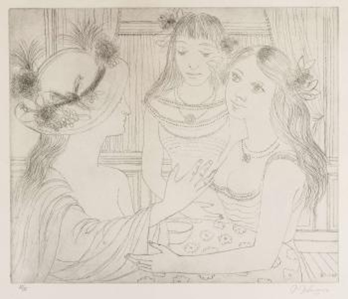 Visiteuse by Paul Delvaux