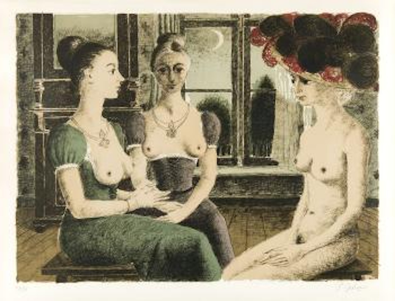 La Fenêtre by Paul Delvaux