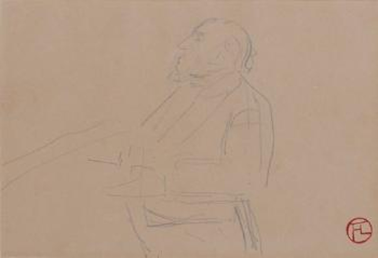 Le Chirurgien Pean Discourant by Henri de Toulouse-Lautrec