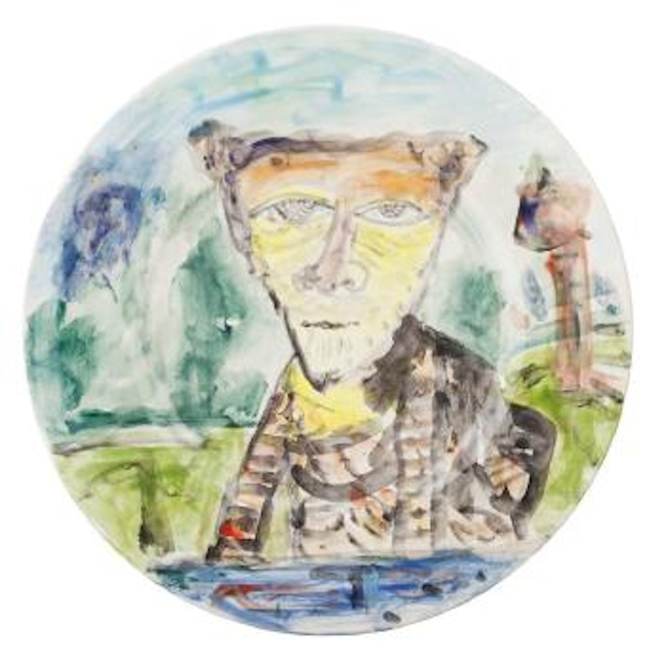 Satyr in a Landscape by John Bellany
