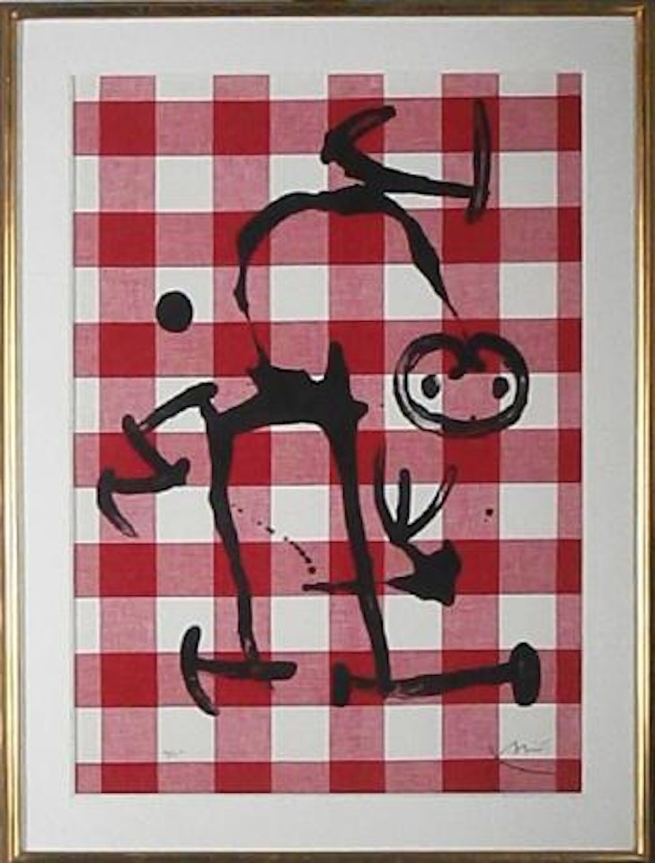 Illiterate with Red by Joan Miró