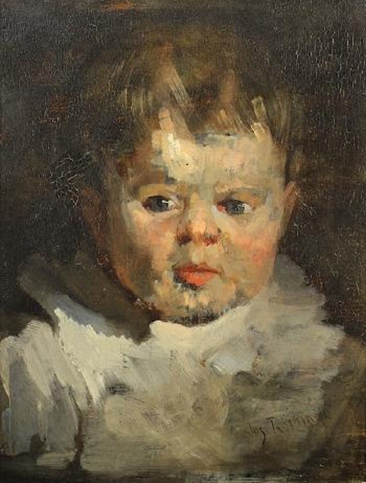 Portrait of the artist's son by Joseph Raphael