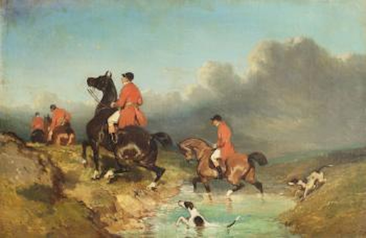 Chasse à courre by Alfred de Dreux