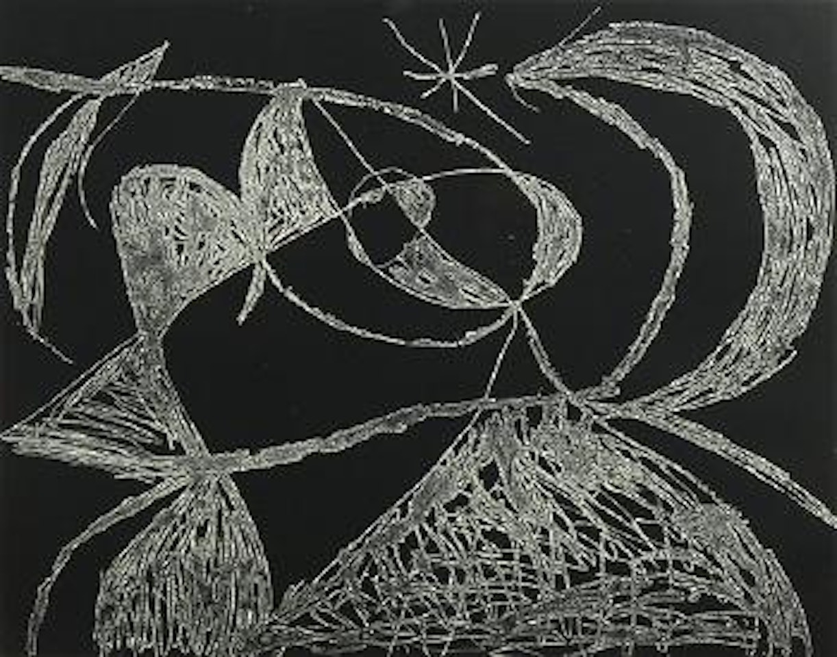 Mallorca series: black and white by Joan Miró