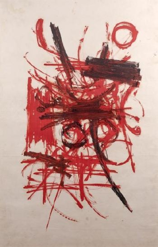 Rouge et noir by Georges Mathieu