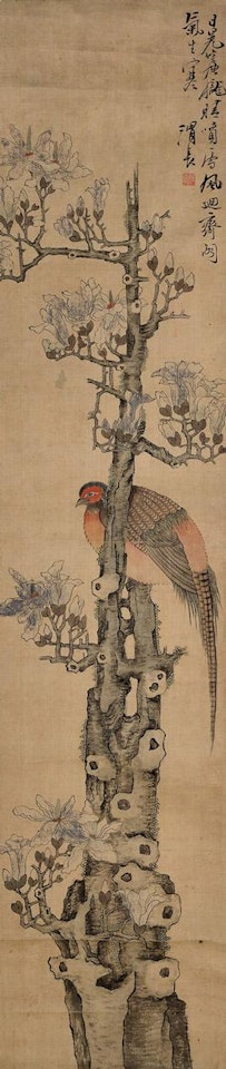 Bird and Magnolia by Ren Xiong