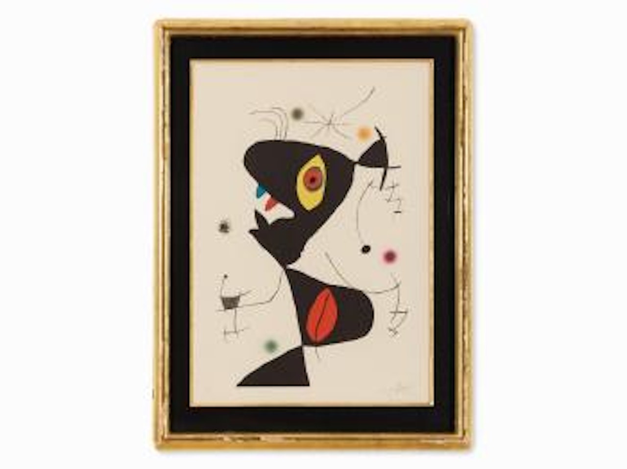 Plate 6 from 'Oda a Joan Miró' by Joan Miró
