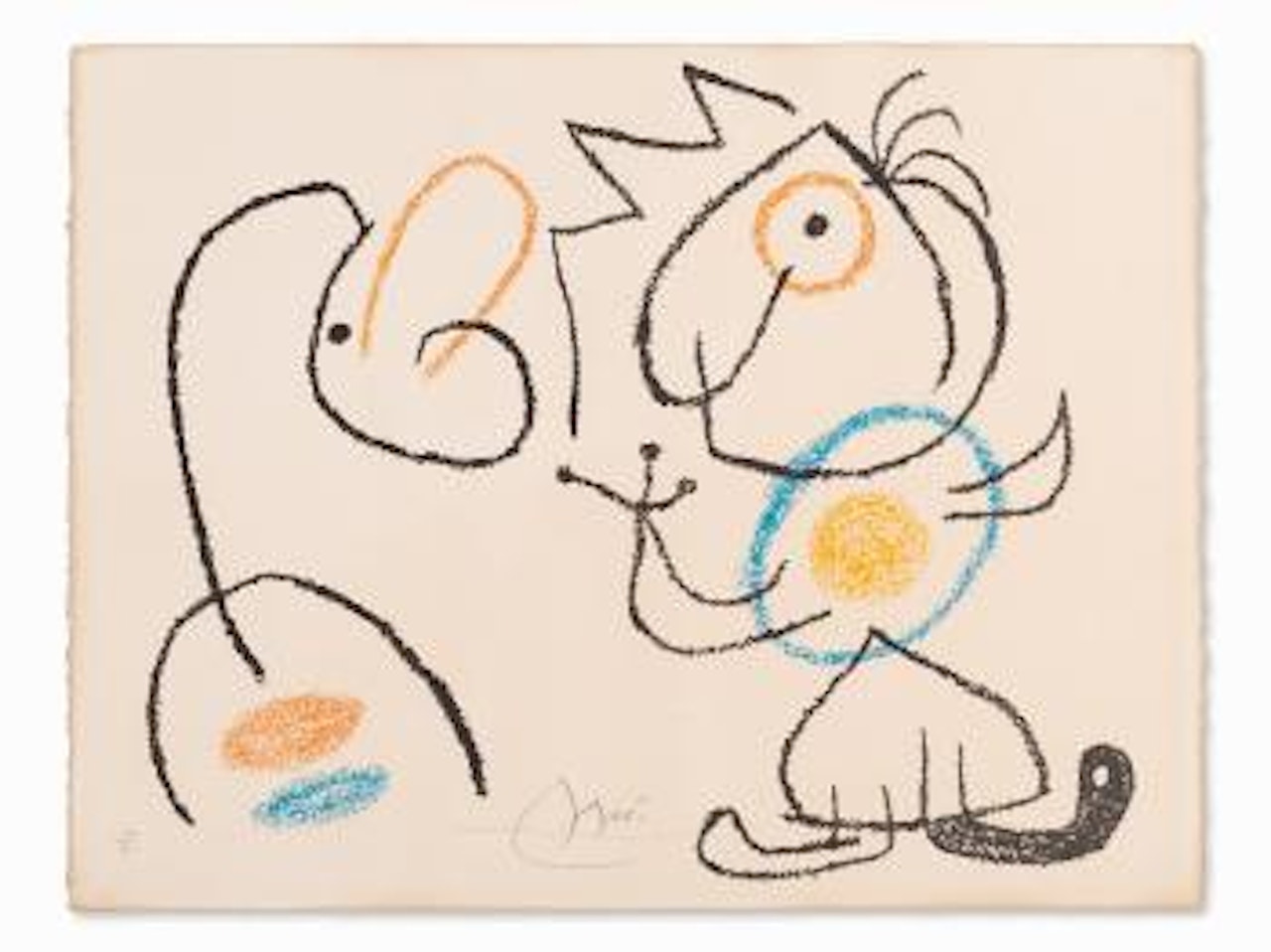 Ubu Aux Baléares by Joan Miró