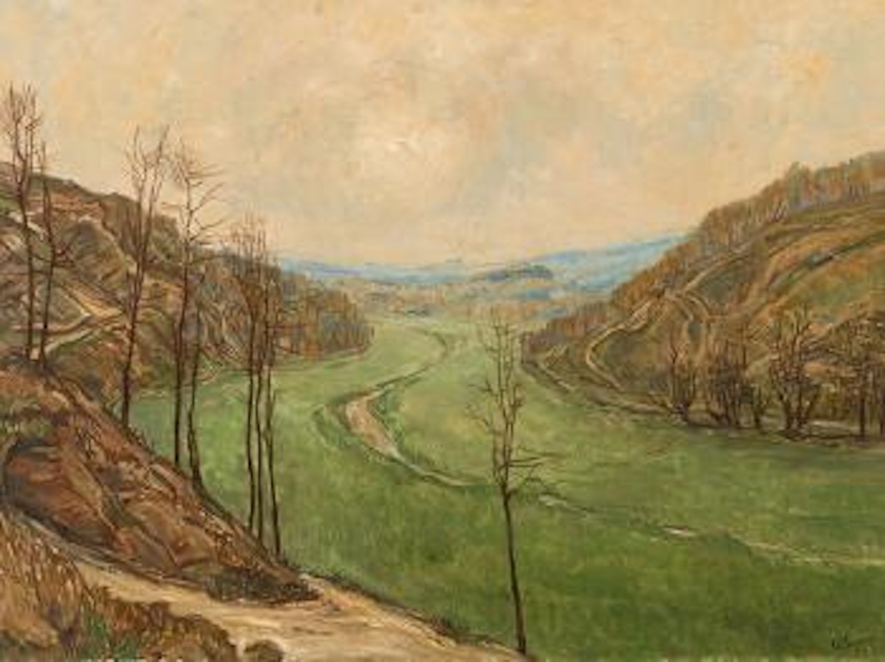 Landscape by Alexander Evgenievich Yakovlev