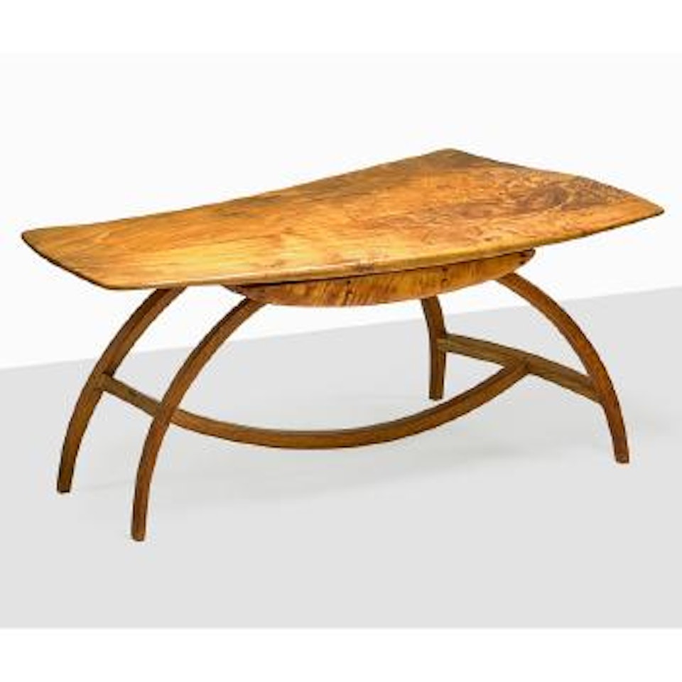 Wagon-wheel Coffee Table, Paoli, Pa by Wharton Esherick