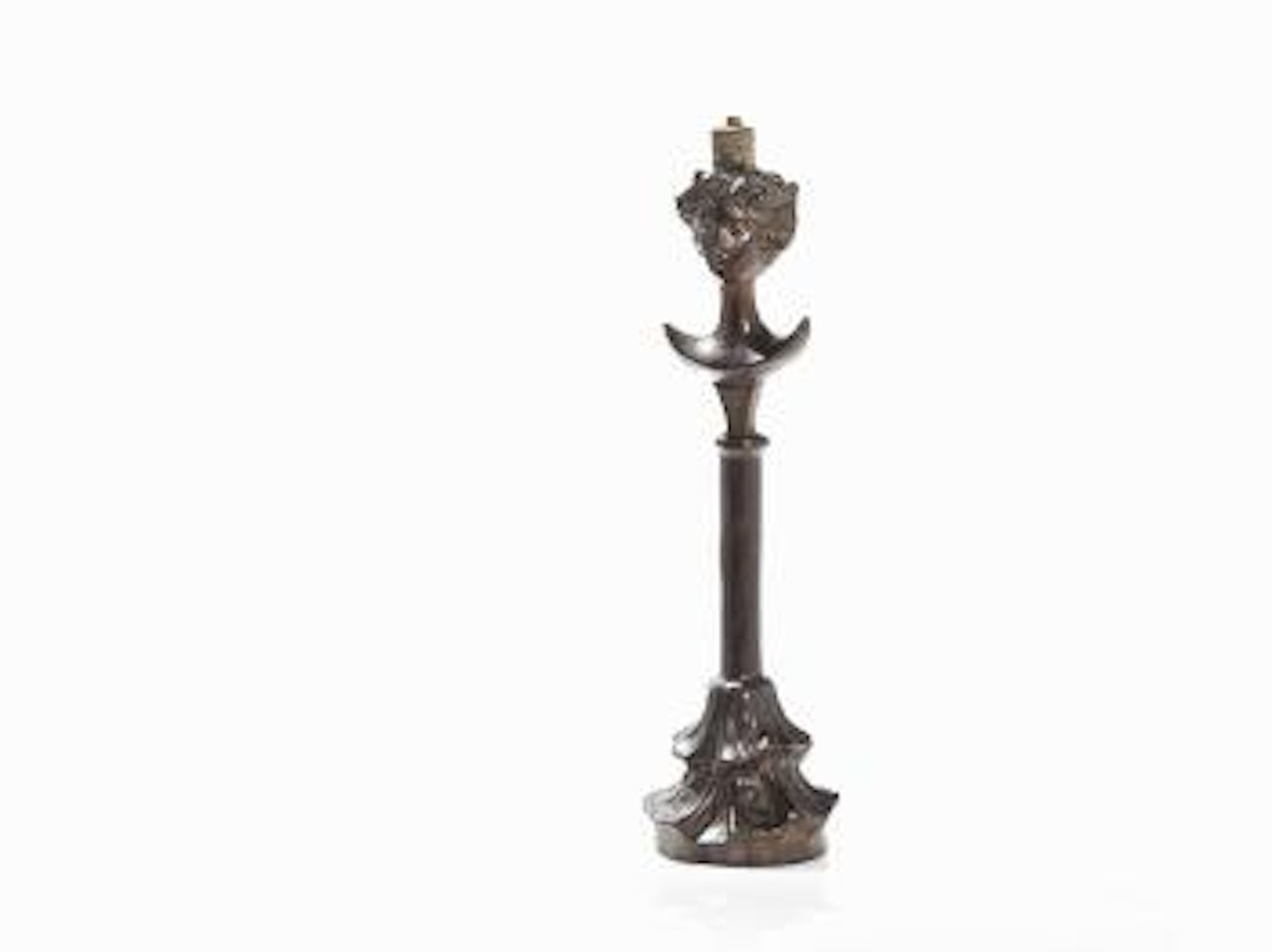 Lampe à Tête De Femme by Diego Giacometti