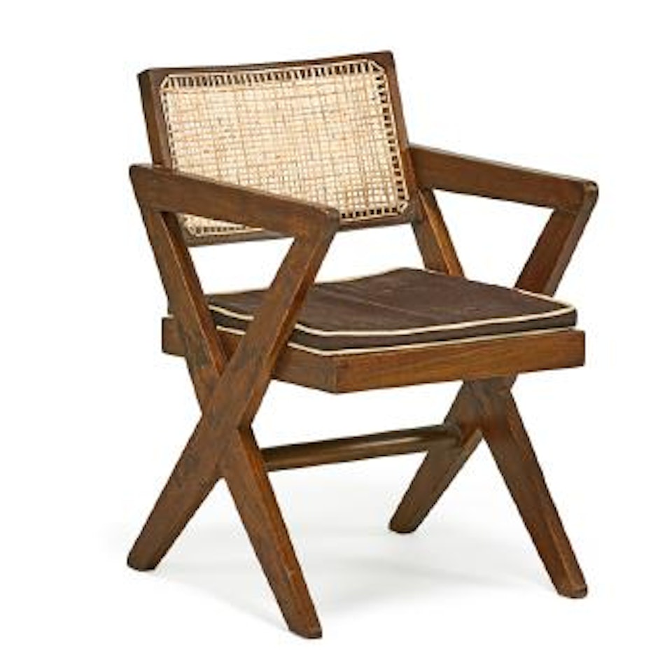 Armchair from The Chandigarh Administrative Buildings, France/India by Pierre Jeanneret
