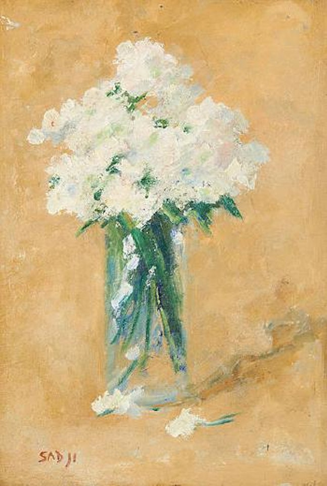 Vase fleuri by Sha Qi
