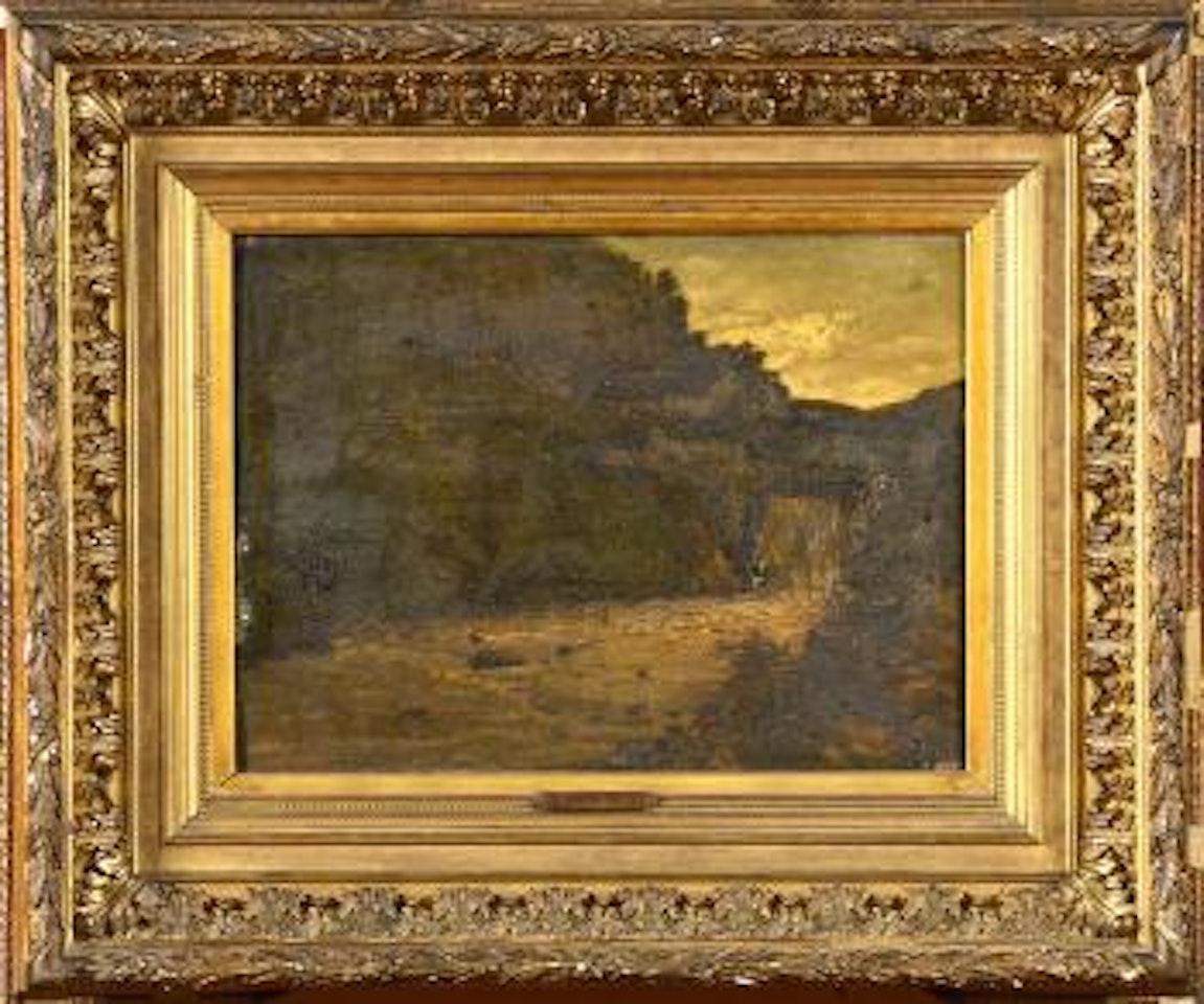 Petite cascade à Sault-du-Doubs by Gustave Courbet