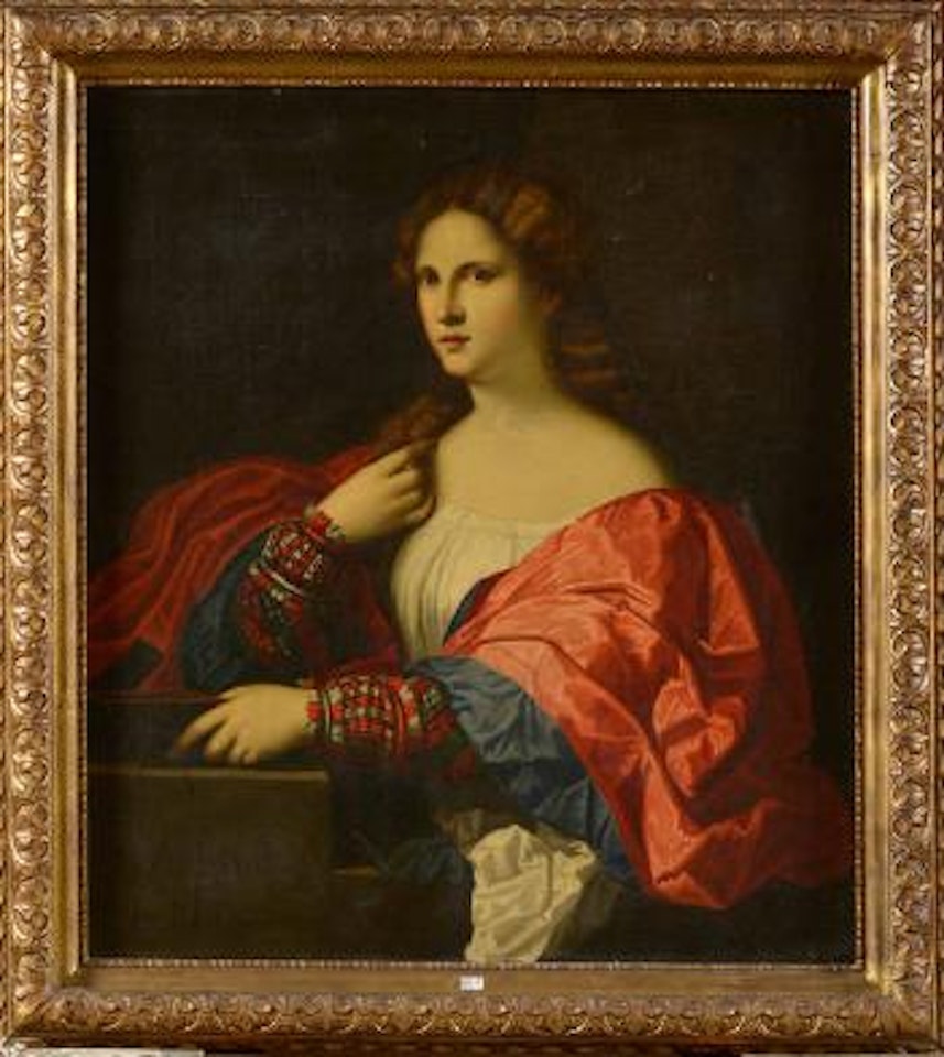 Portrait de la Bella by Jacopo Palma il Giovane