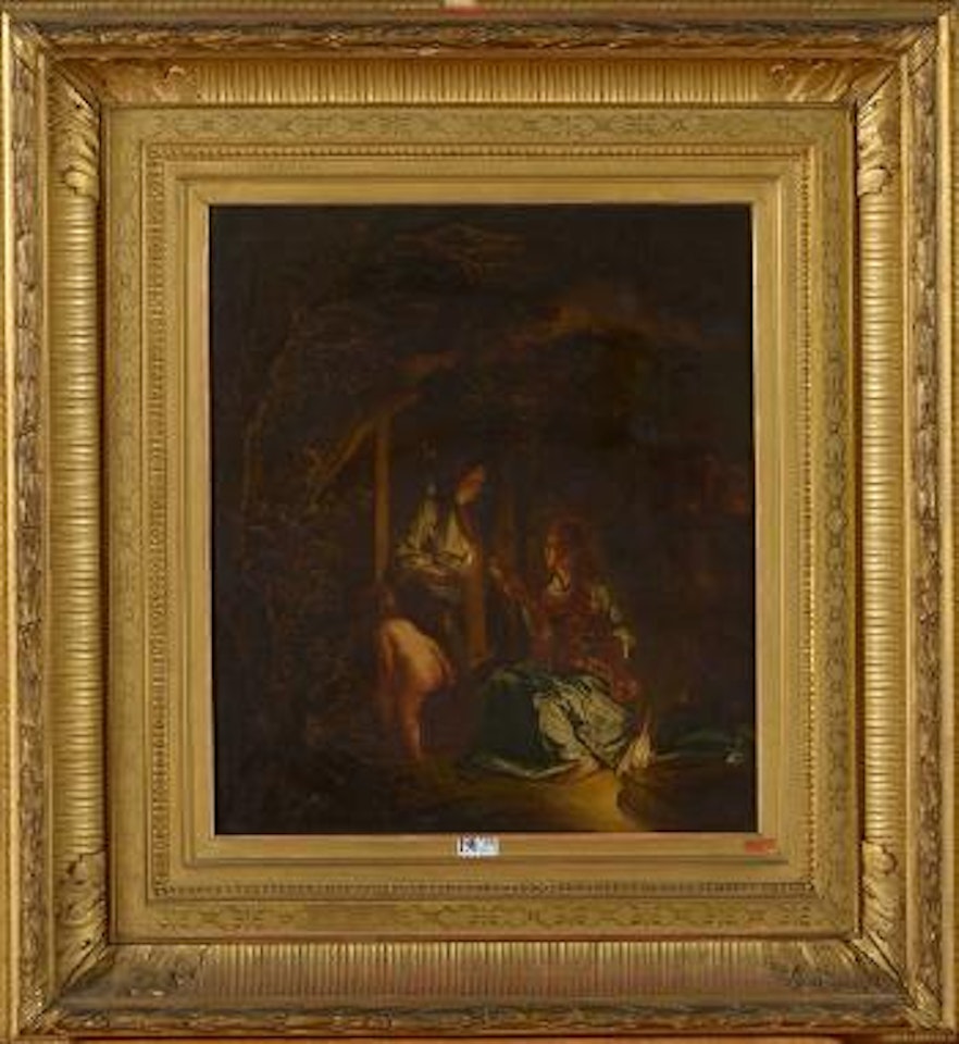 Sarah, Agar et Ismaël by Dutch School