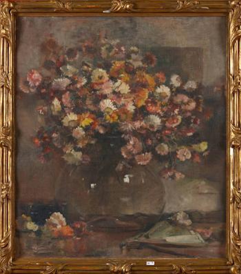 Vase d’anémones by Jean Gouweloos