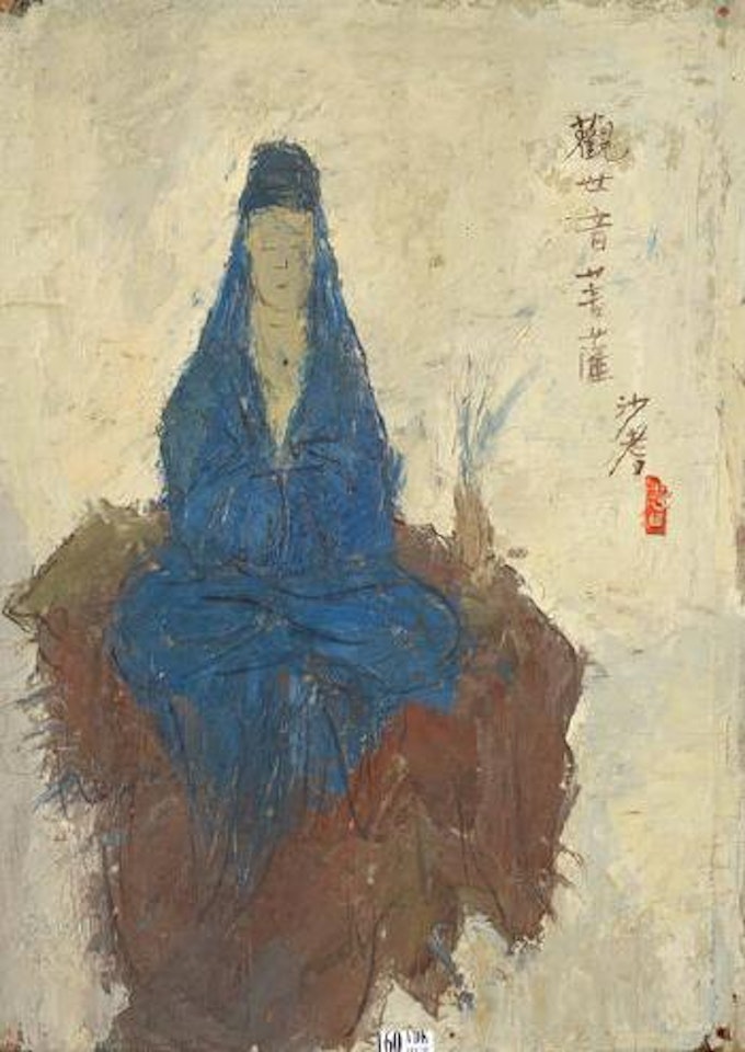 Vieux sage en méditation by Sha Qi