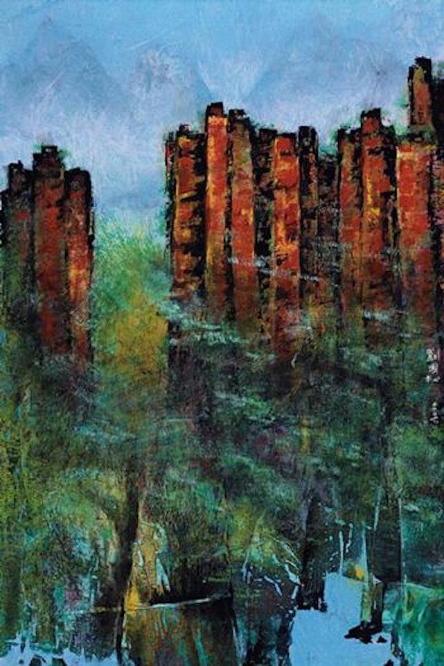 Impression of ZhangjiaJie series no.6 by Liu Kuo-Sung (Liu Guosong)
