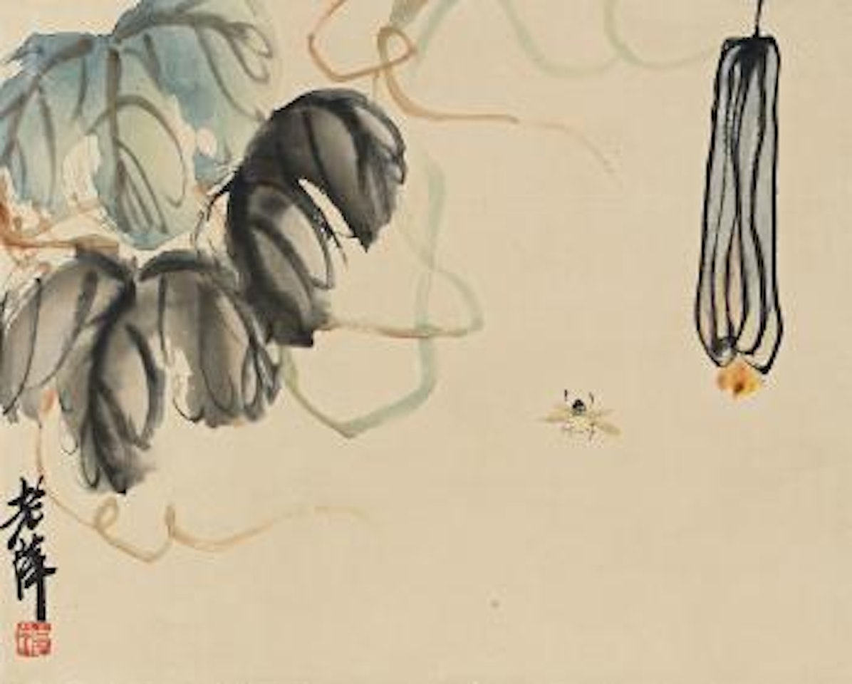 Bee and Loofah by Qi Baishi