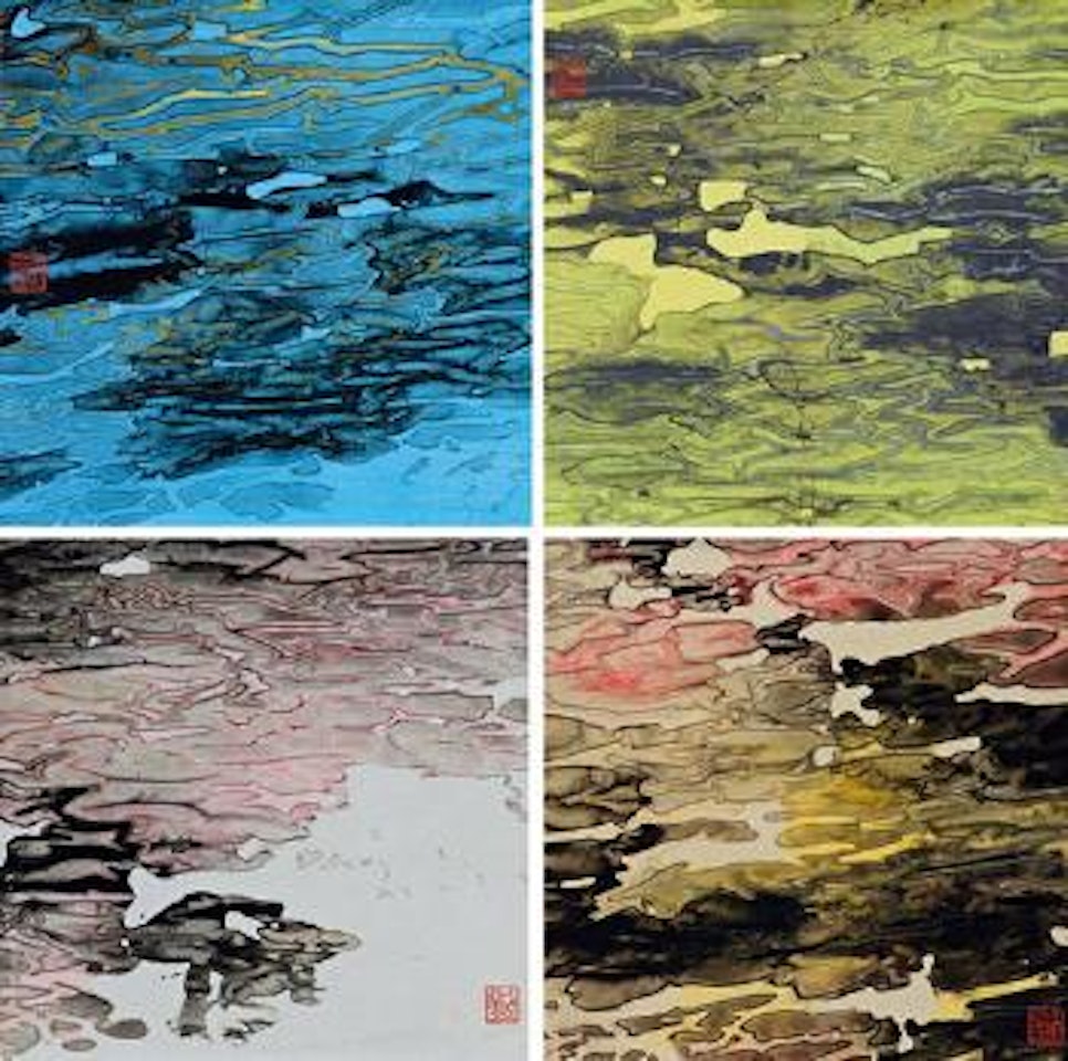 Four season series no.54 by Liu Kuo-Sung (Liu Guosong)