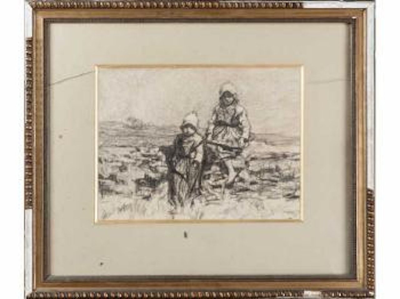 Petites paysannes by Léon Augustin Lhermitte