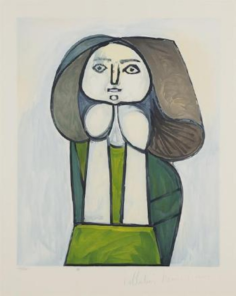 Femme a la robe vert by Pablo Picasso