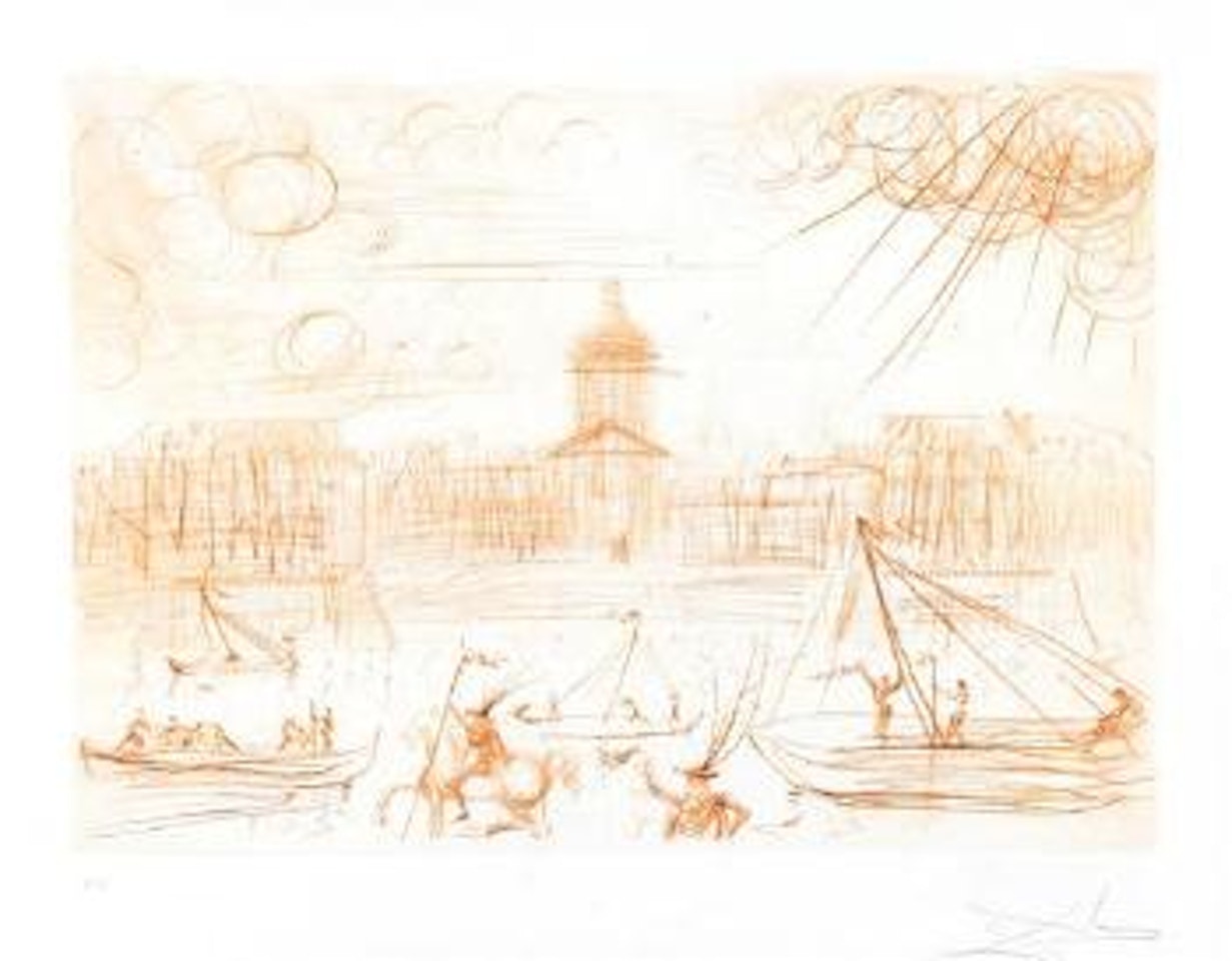 L'Academie de Paris by Salvador Dali