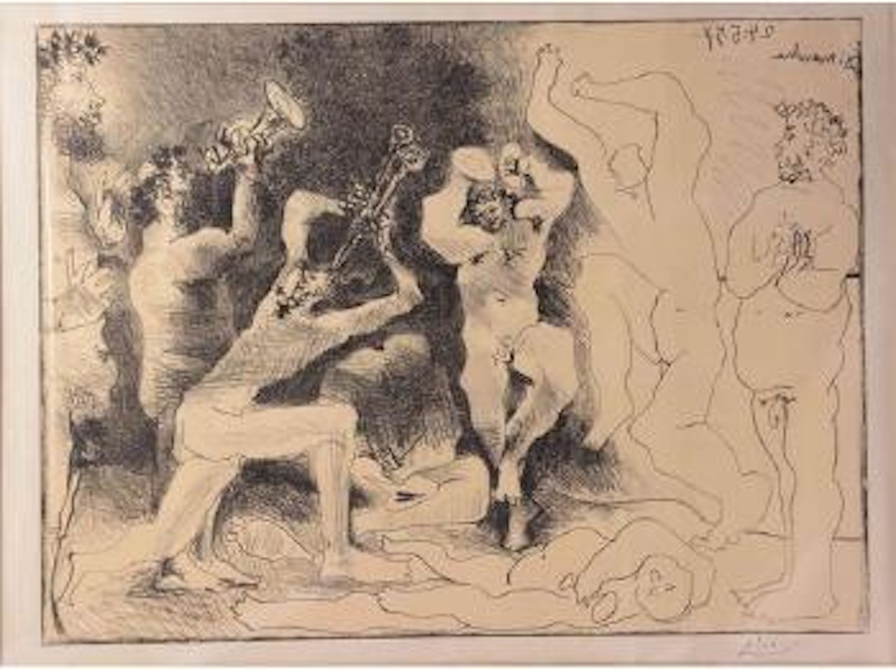 La danse des faunes by Pablo Picasso