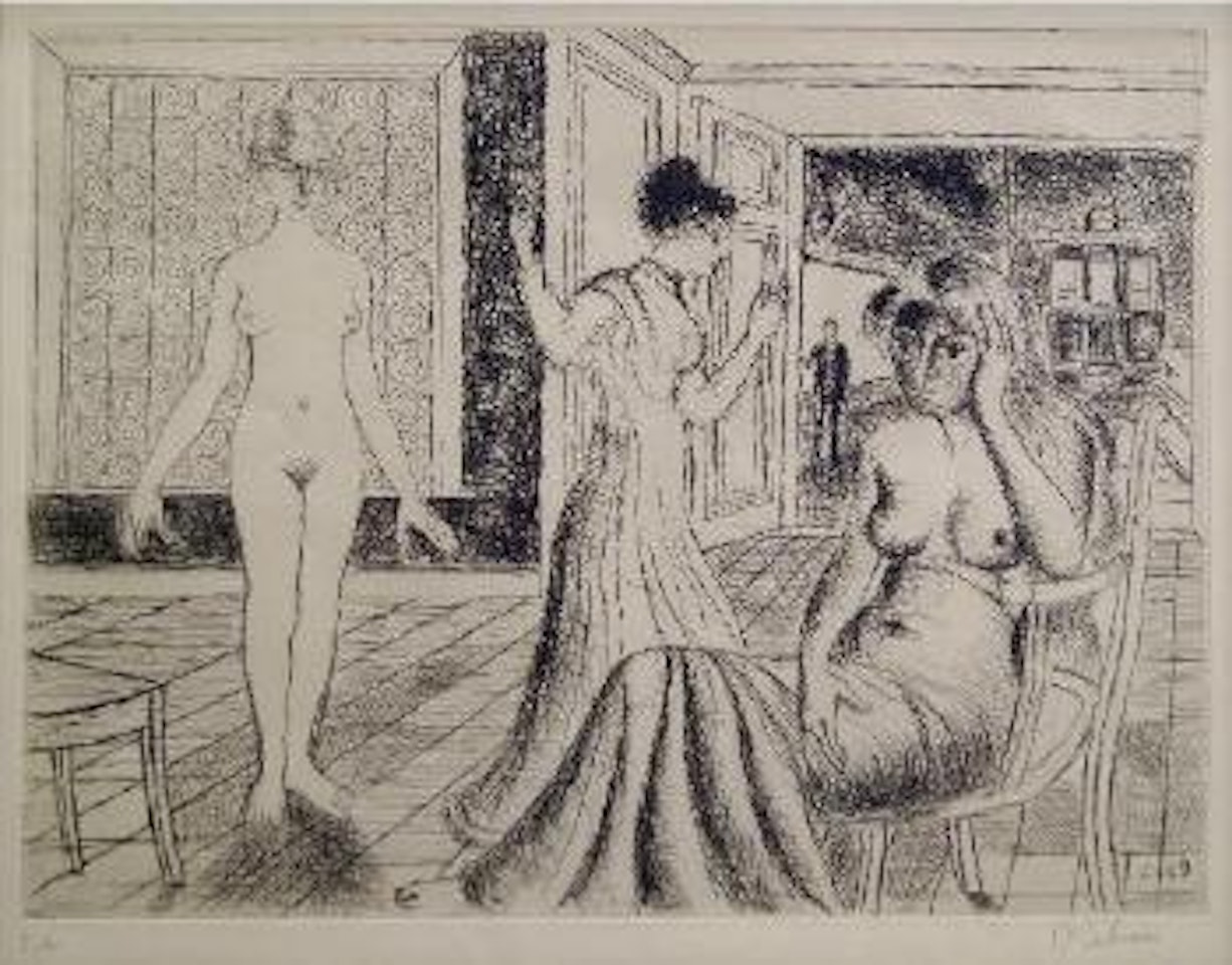 La Chambre by Paul Delvaux