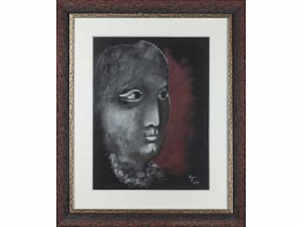 Jeune homme à la collerette blanche by Jean Cocteau