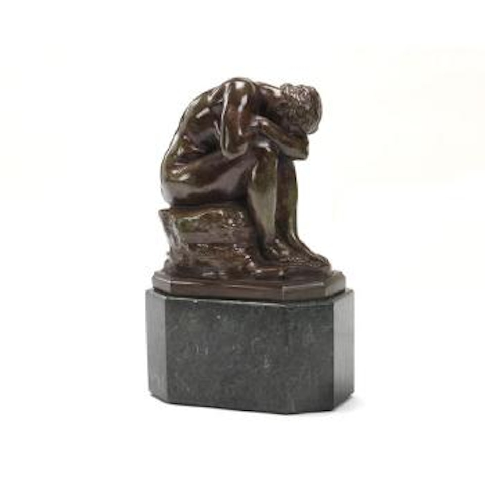 A figure La Verité Méconnue (Truth Denied) by Aime Jules Dalou