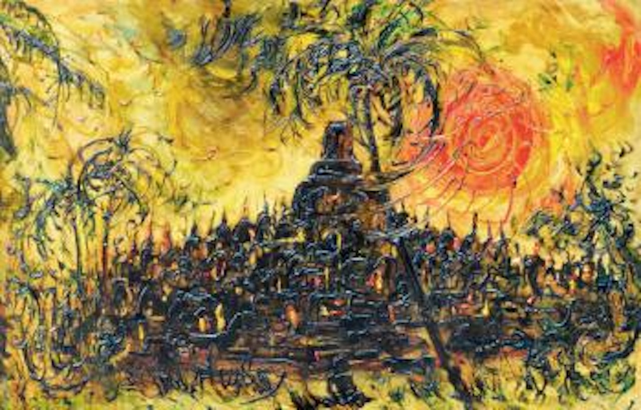 Borobudur by Affandi