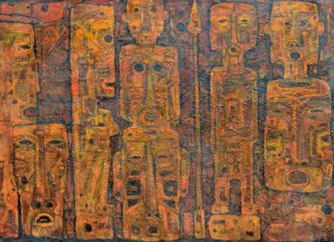 Primitive Sculpture (Patung Primitif) by Haji Widayat