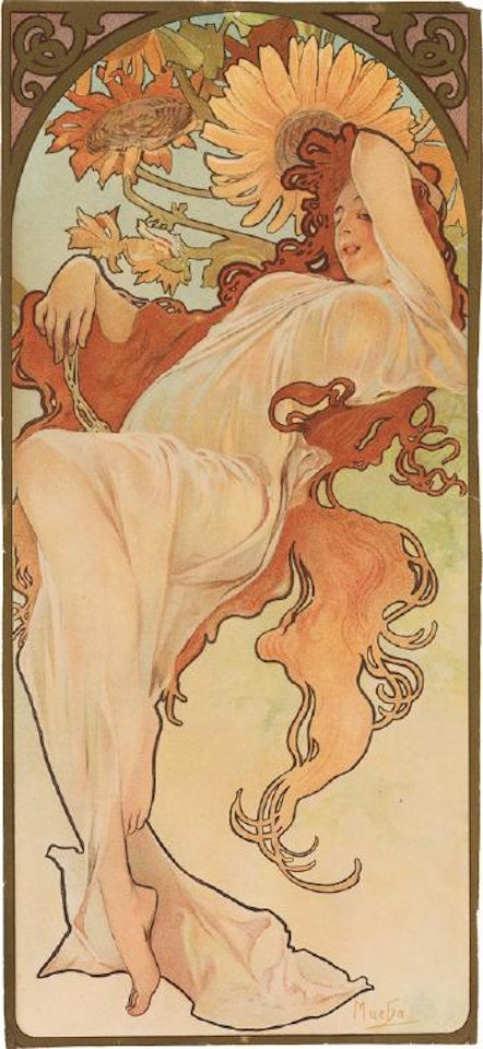 Chocolat Masson--L'eté by Alphonse Mucha