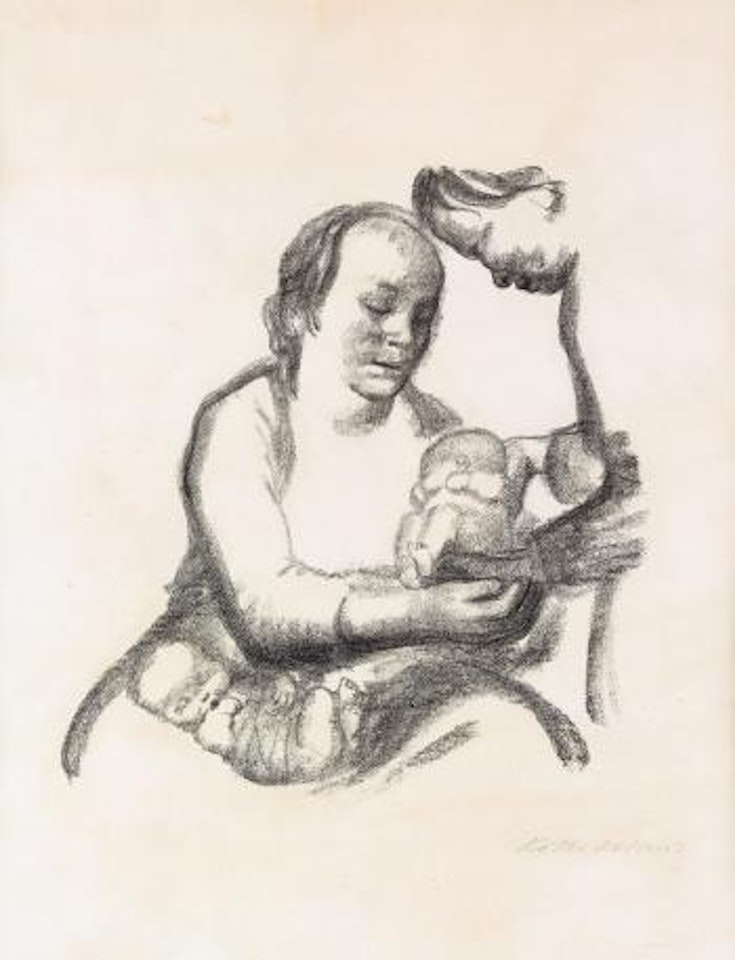 Mütter Gebt Von Euerm Überflu&Szlig;! by Kathe Kollwitz