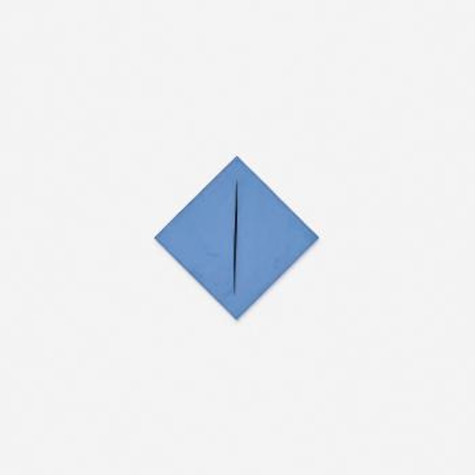 Concetto Spaziale, Attesa by Lucio Fontana