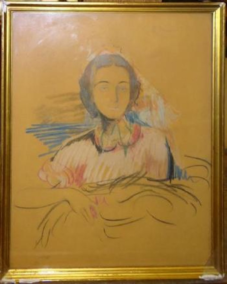 Portrait de jeune fille by Filip Malyavin