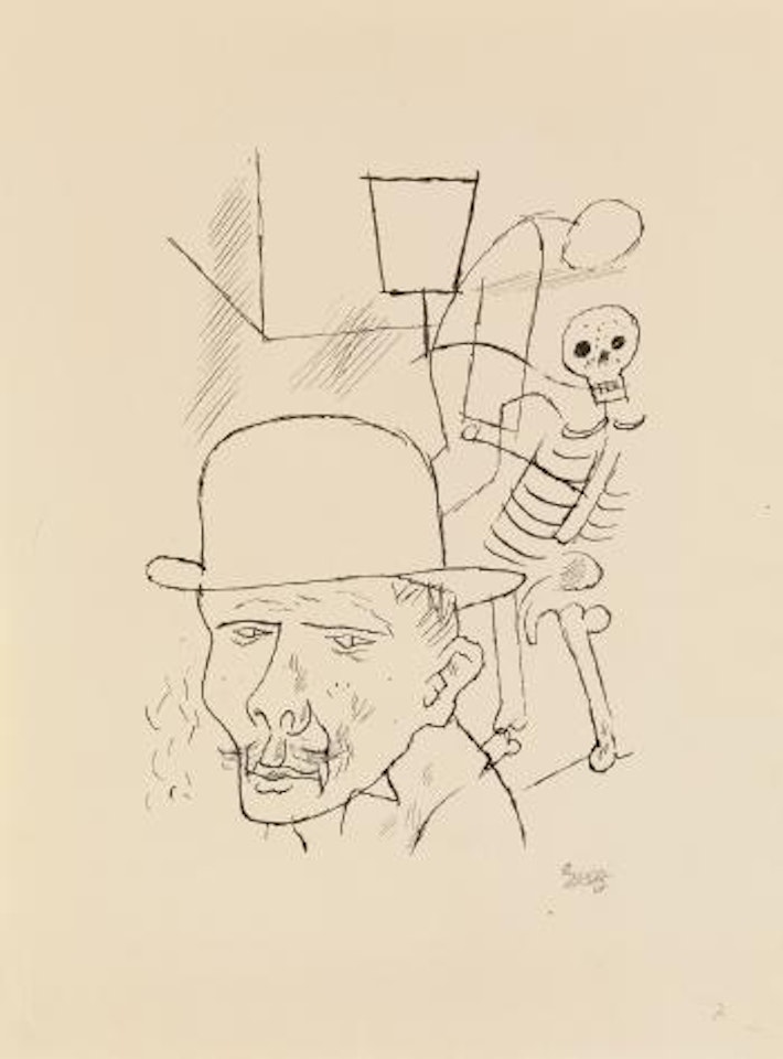 Tod auf der Straße by George Grosz