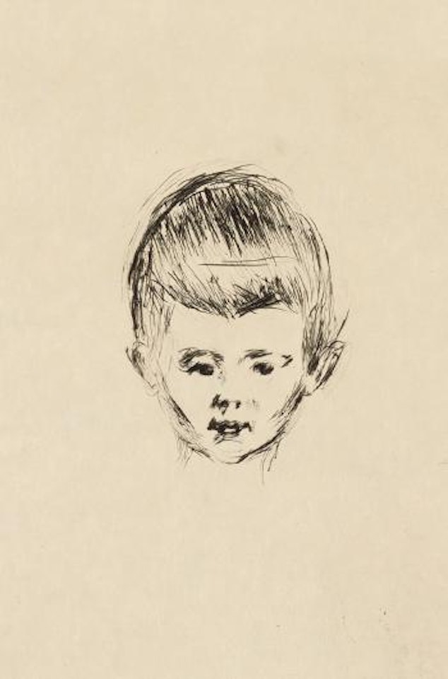 Andreas Schwarz by Edvard Munch