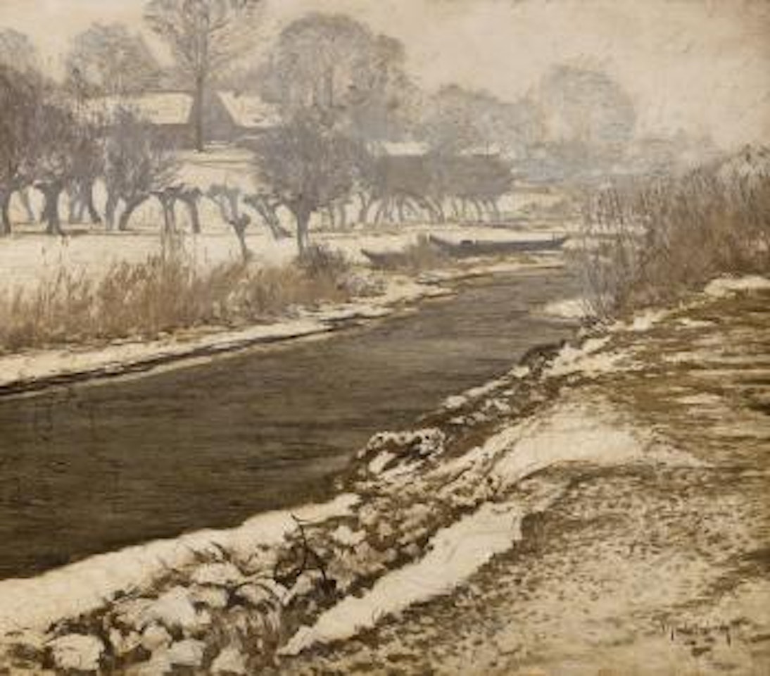 Winter in Wittlaer by Max Clarenbach