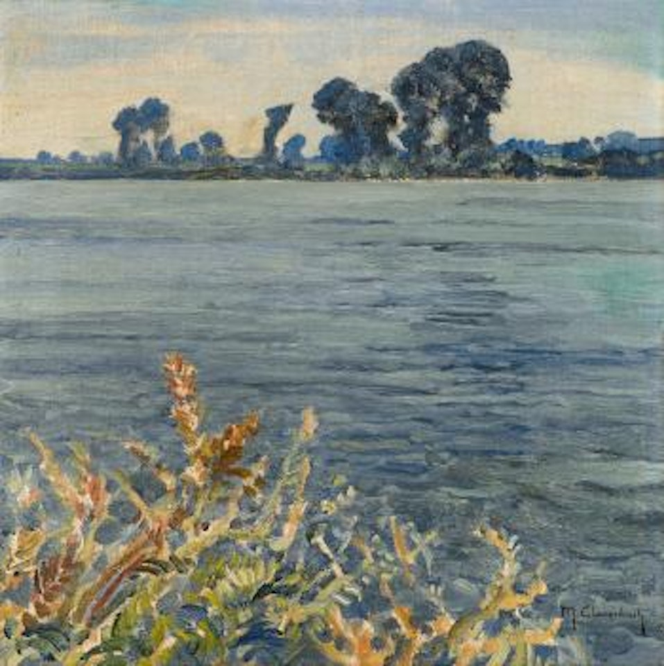 Late Summer on the Rhine by Max Clarenbach