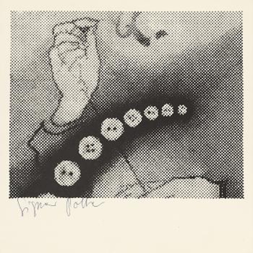 Oelbild (Näherin) by Sigmar Polke