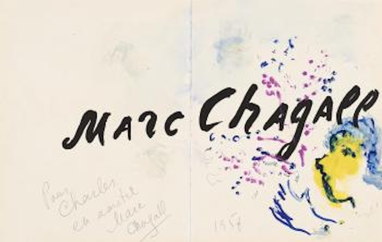 Profil jaune pour Charles by Marc Chagall